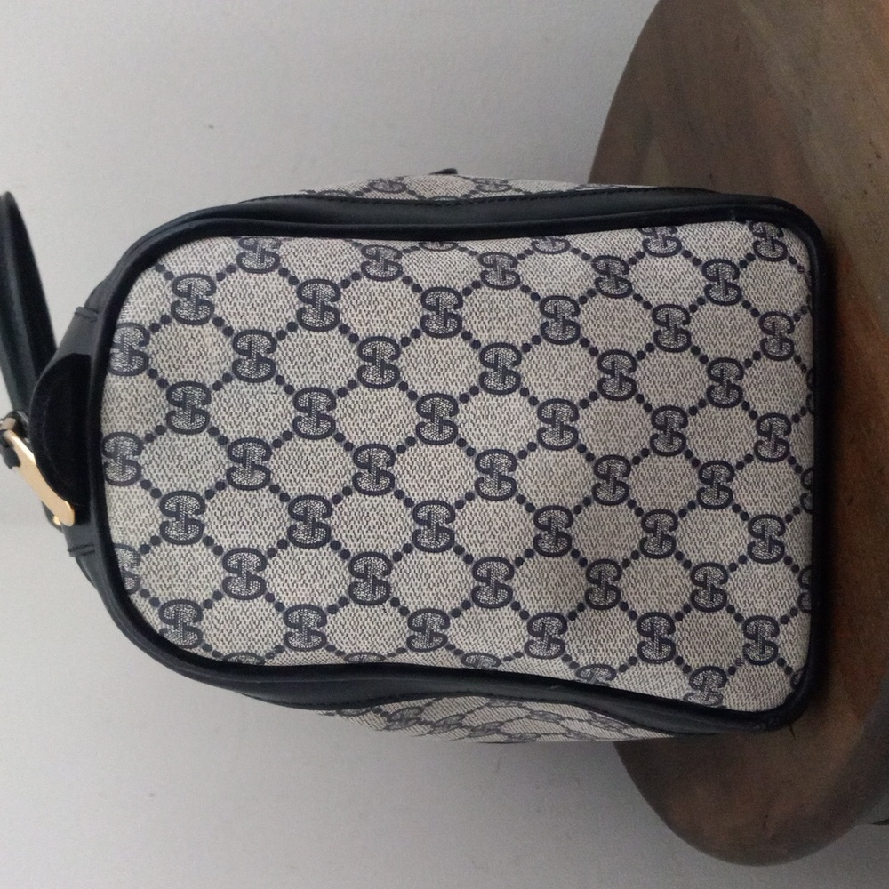 Authentic Vintage Gucci GG Monogram Supreme Sherry Web Ophidia Boston Doctor Bag - Picture 6 of 14